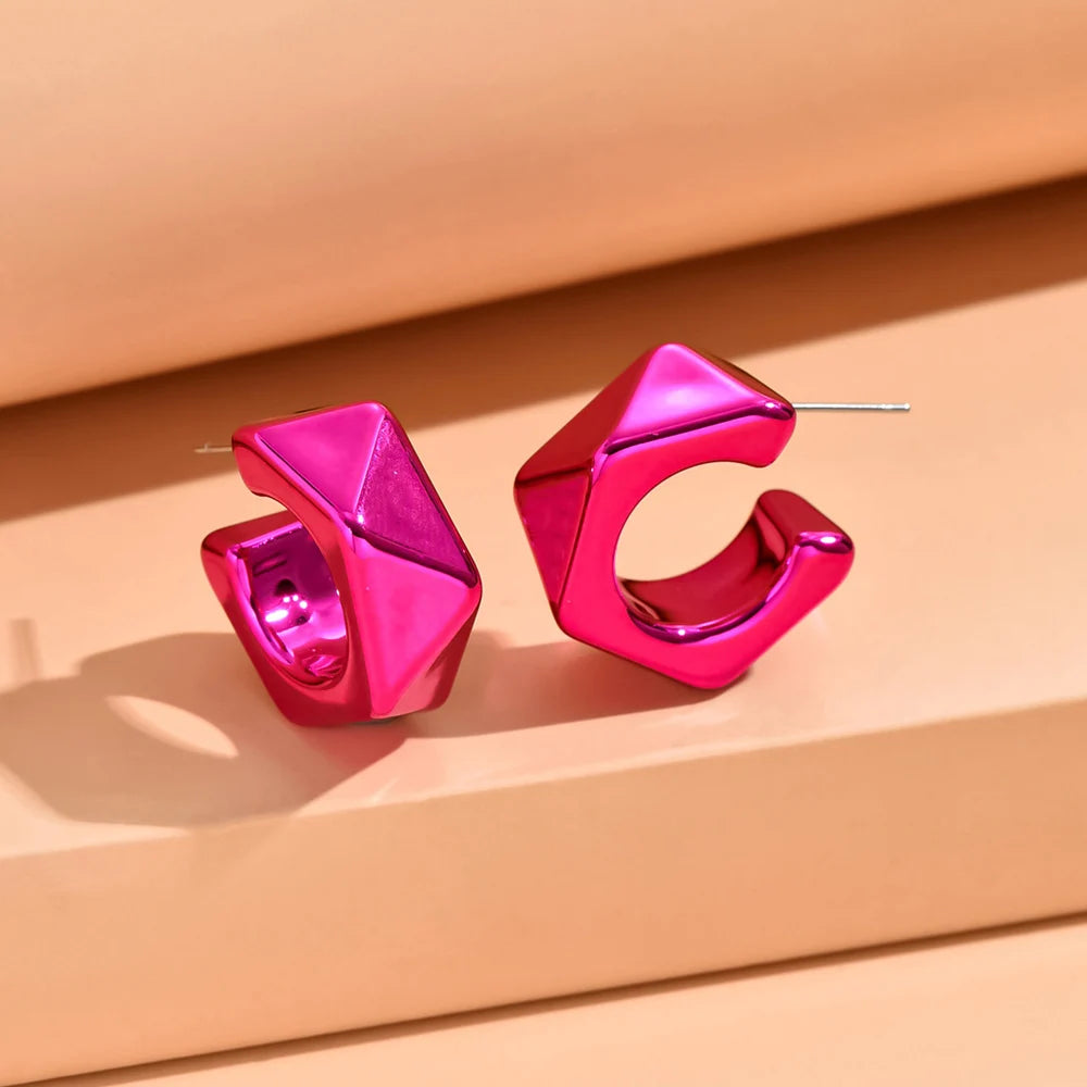 Pendientes Geométricos Brutalistas