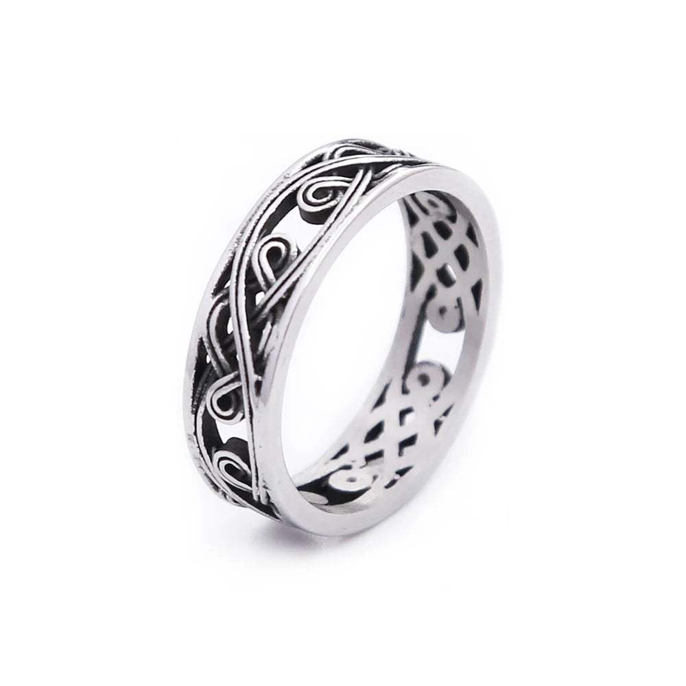 Anillo Sello Punk de Acero 316L