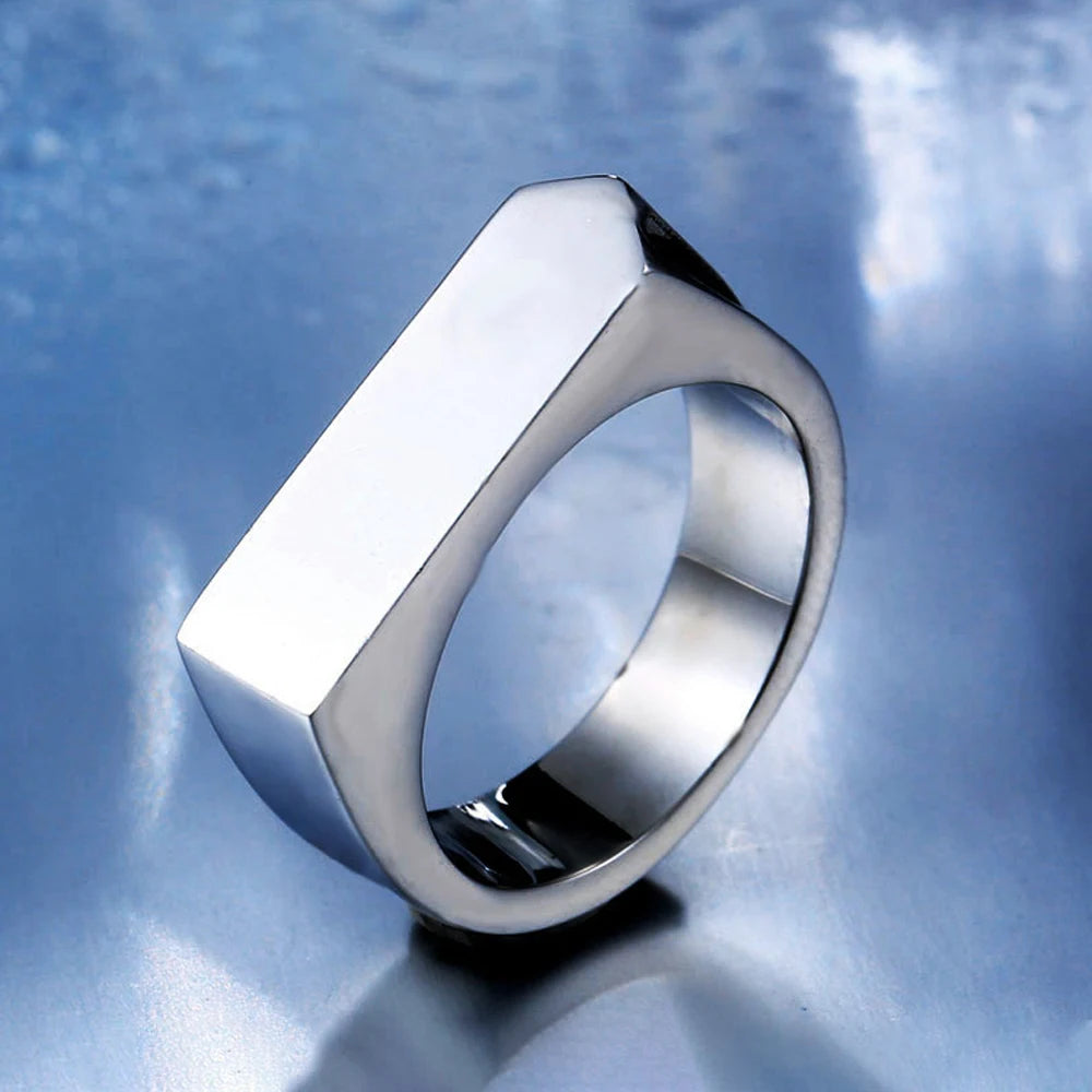 Anillo Sello Punk de Acero 316L