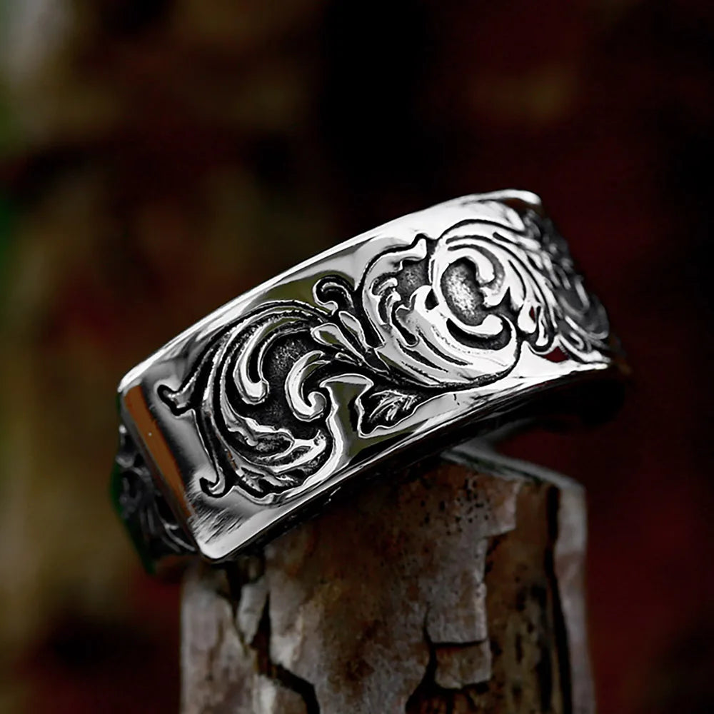 Anillo Sello Punk de Acero 316L