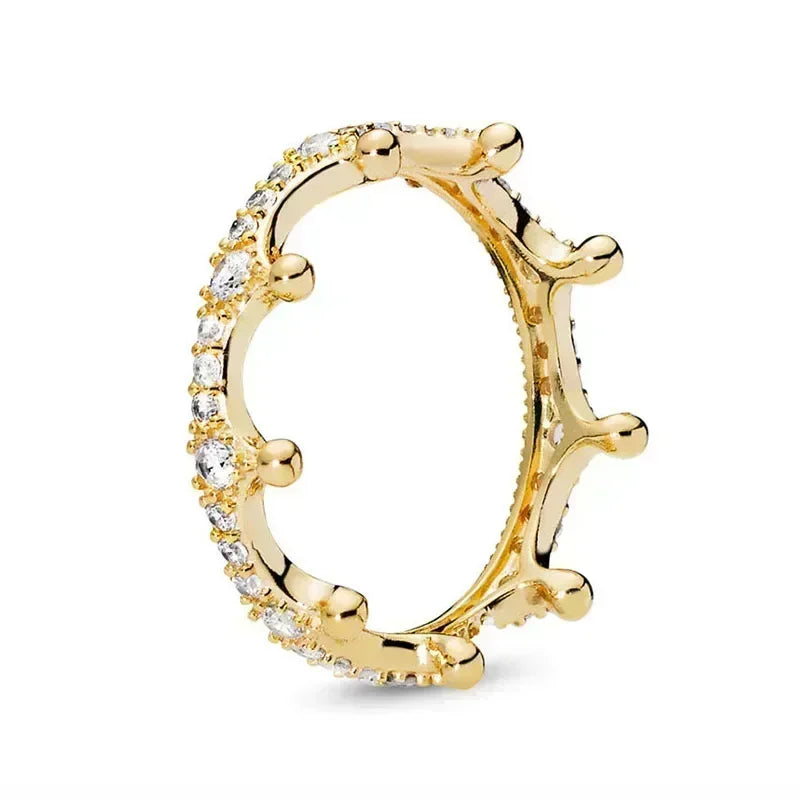 Anillo de Plata 925 con Corona de Corazón