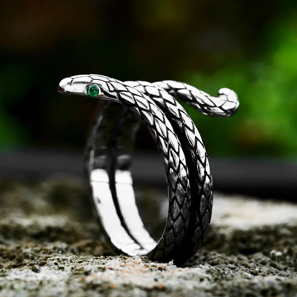 Anillo Sello Punk de Acero 316L