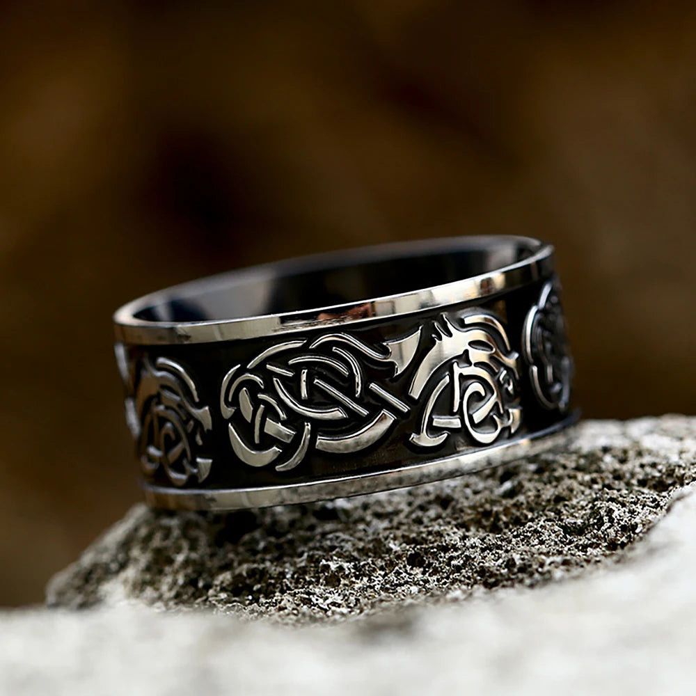 Anillo Sello Punk de Acero 316L