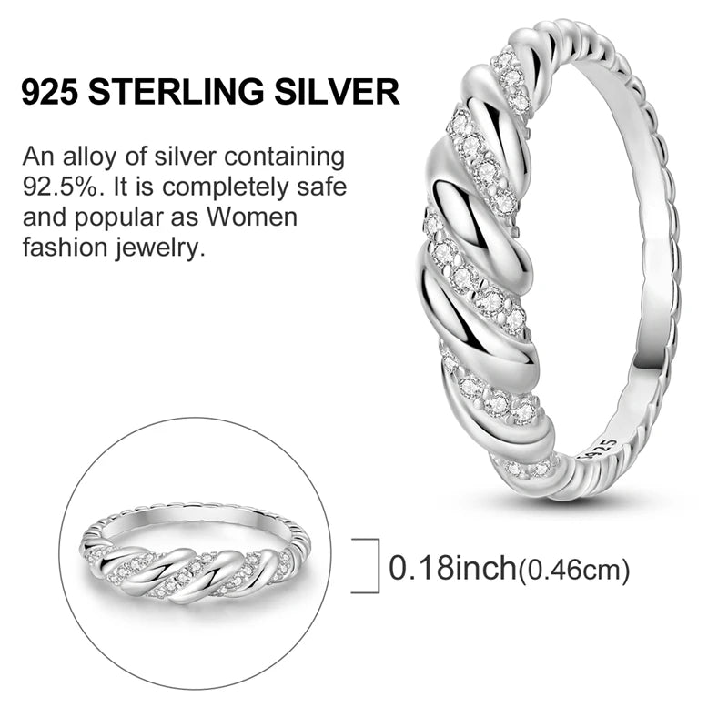 Anillo de Plata 925 con Circonitas