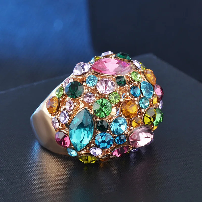 Anillo Brutalista Geométrico