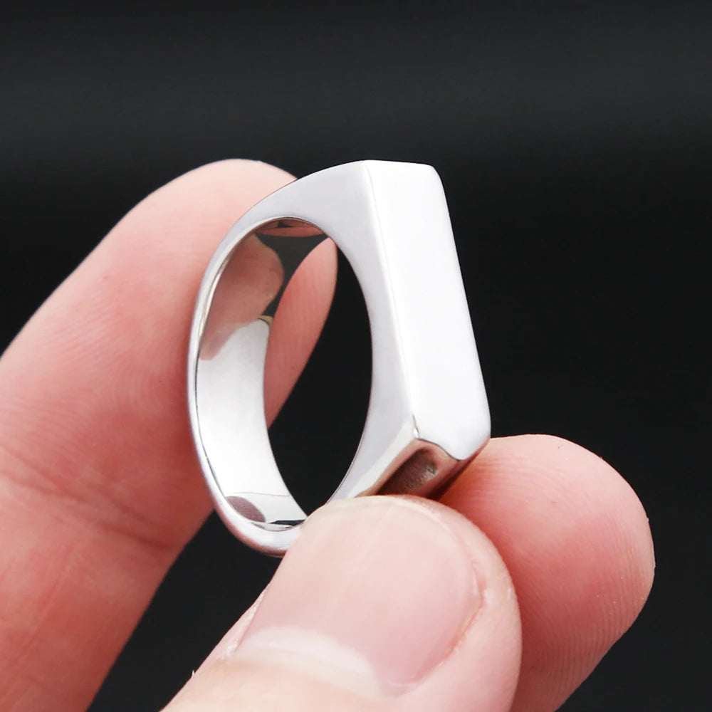 Anillo Sello Punk de Acero 316L