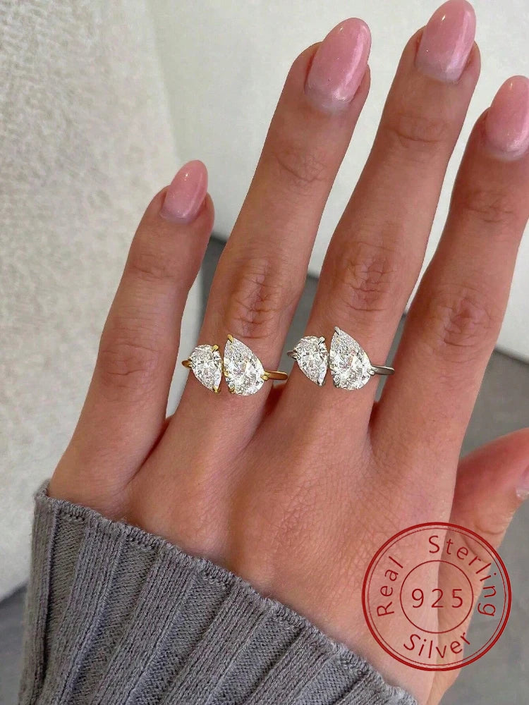 Anillo Clásico de Plata 925 con Circonita