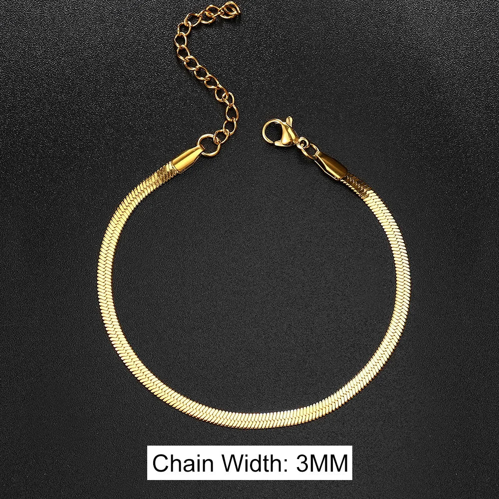 Pulsera Serpiente de Acero con Hoja