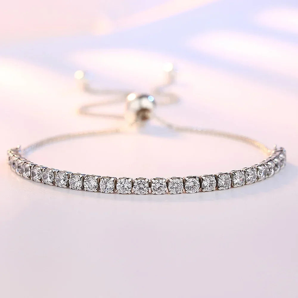 Pulsera Tennis de Plata 925 con Circonitas