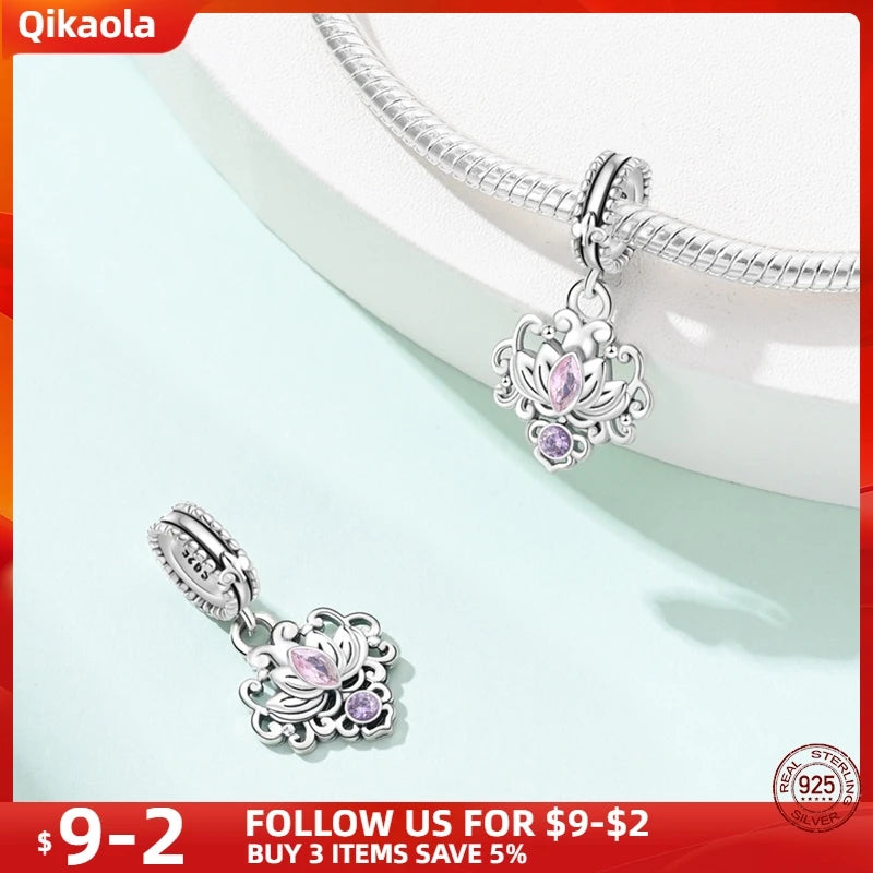 Charm de Plata 925 con Flor Guardiana