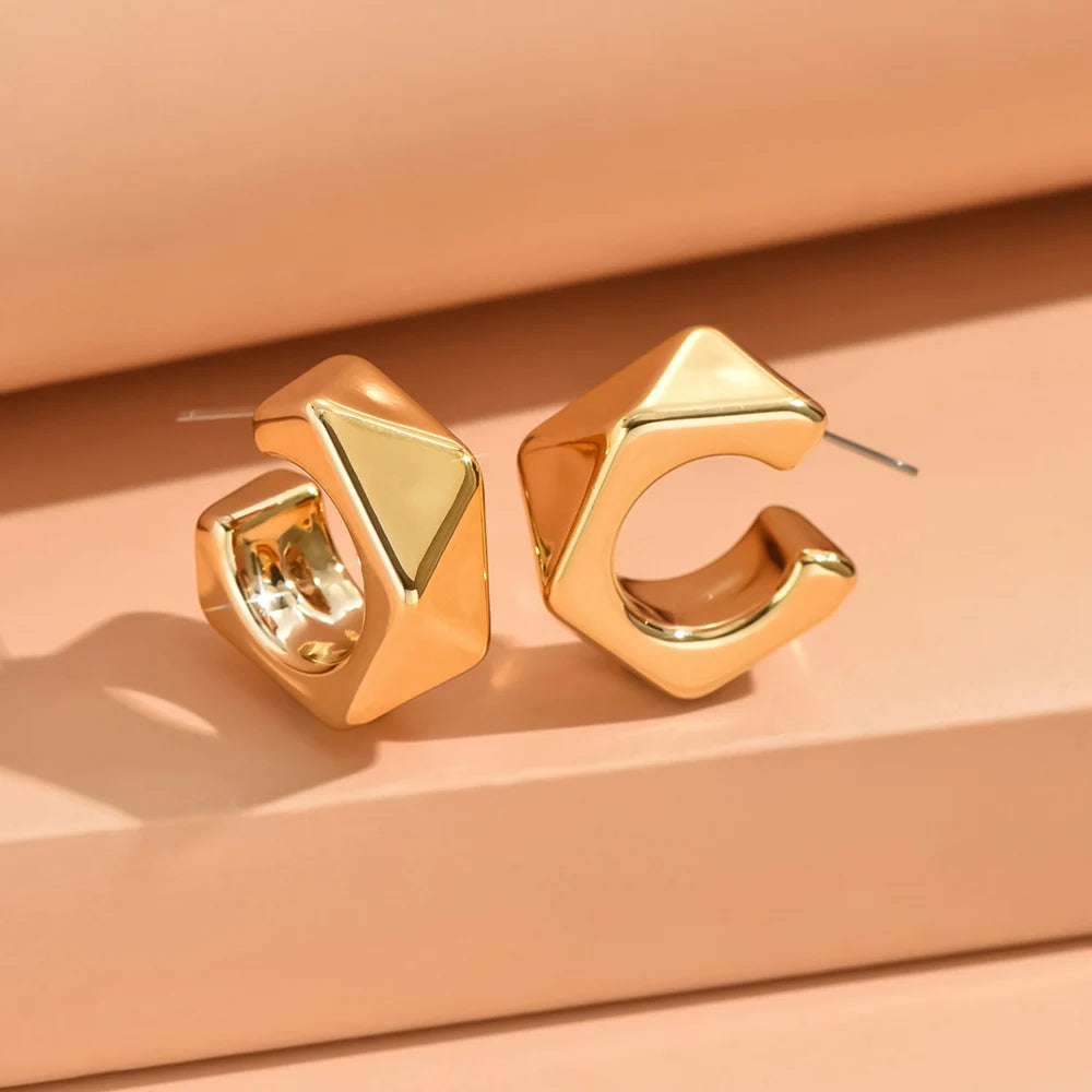 Pendientes Geométricos Brutalistas