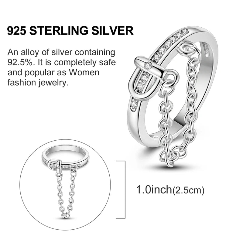 Anillo de Plata 925 con Circonitas