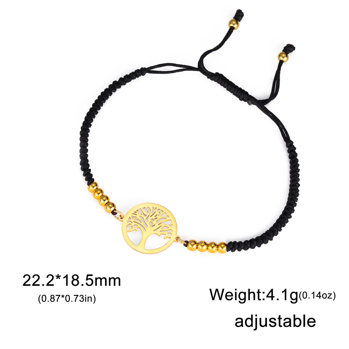 Pulsera de Acero con Árbol de la Vida