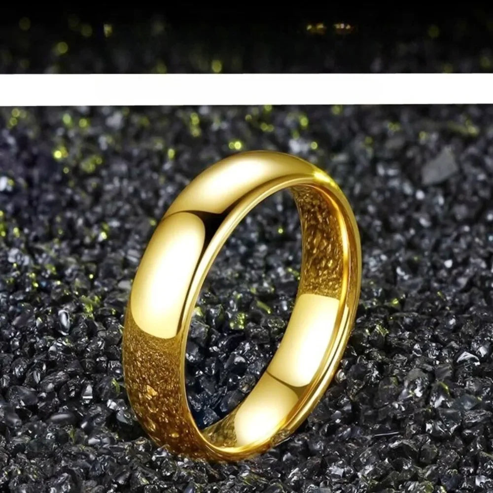 Anillos de Pareja Dorado y Plateado