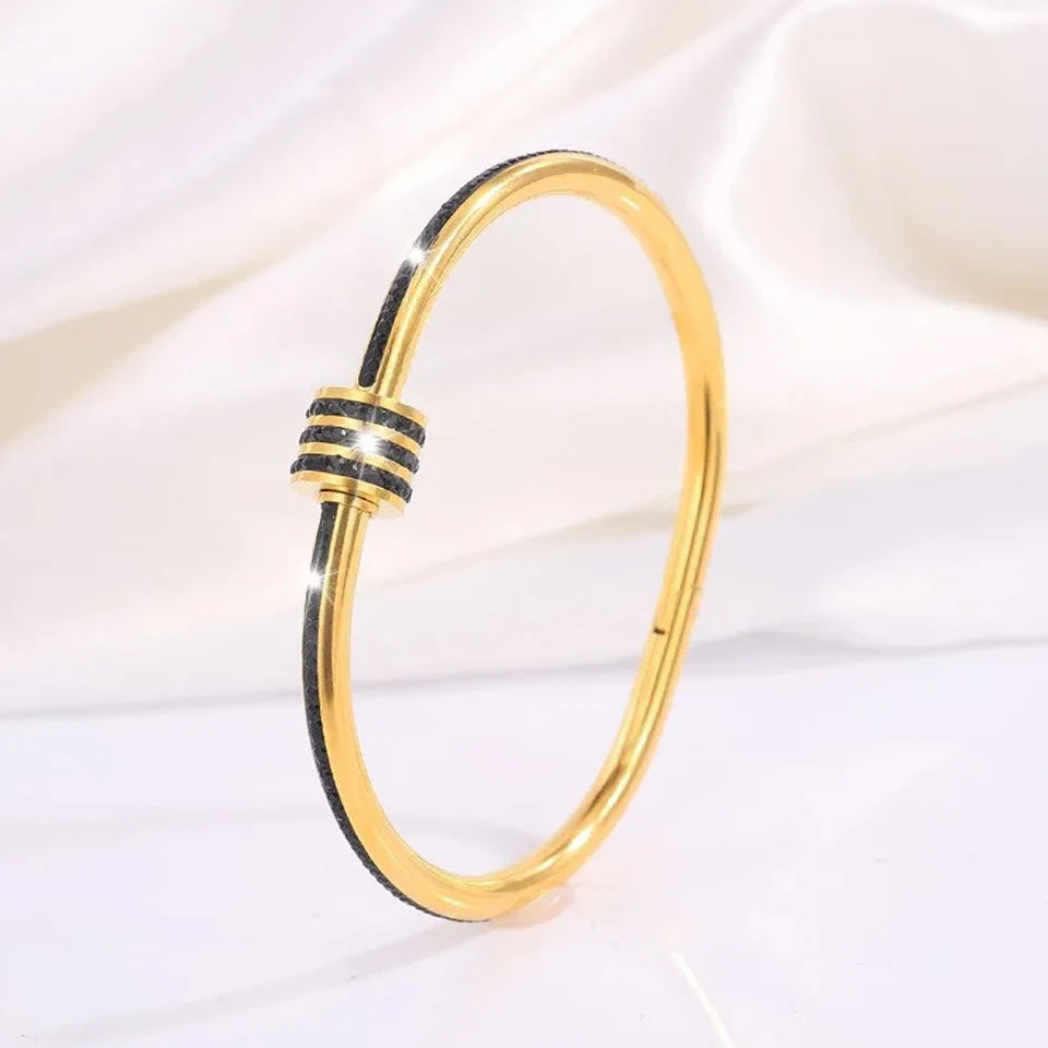 Set de Pulseras Apilables con Circonitas