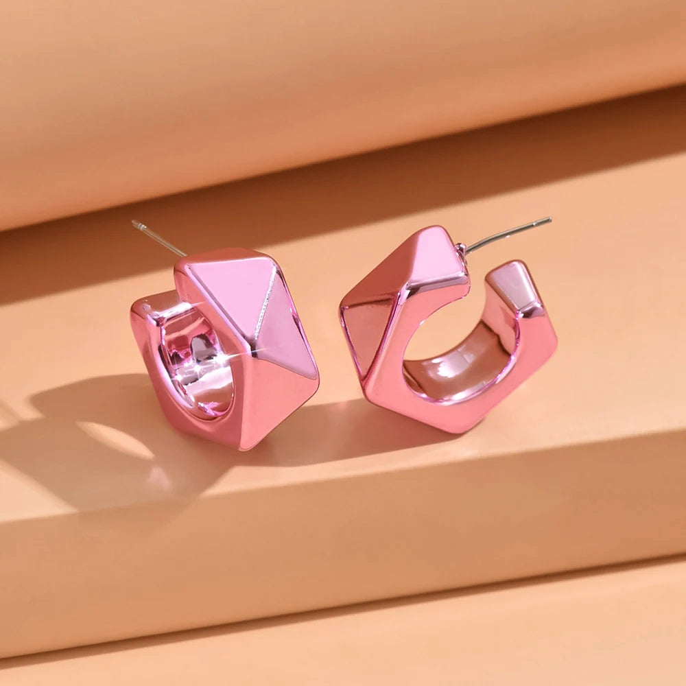 Pendientes Geométricos Brutalistas