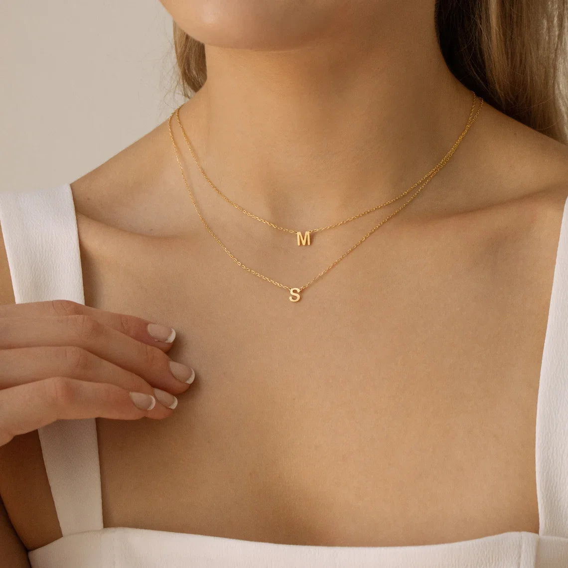 Collar de Acero con Inicial Personalizada