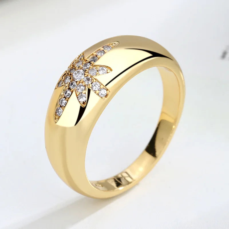 Anillo Brutalista Geométrico