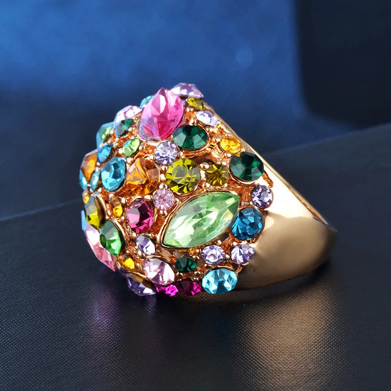 Anillo Brutalista Geométrico