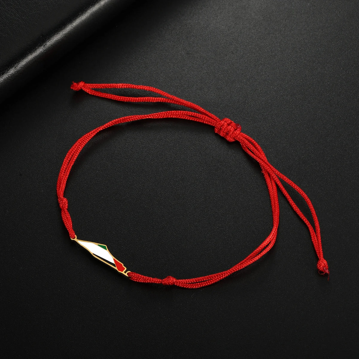 Pulsera Doble de Acero con Mapa de Palestina