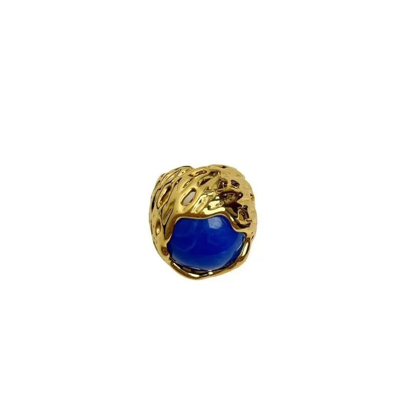 Anillo Brutalista Geométrico