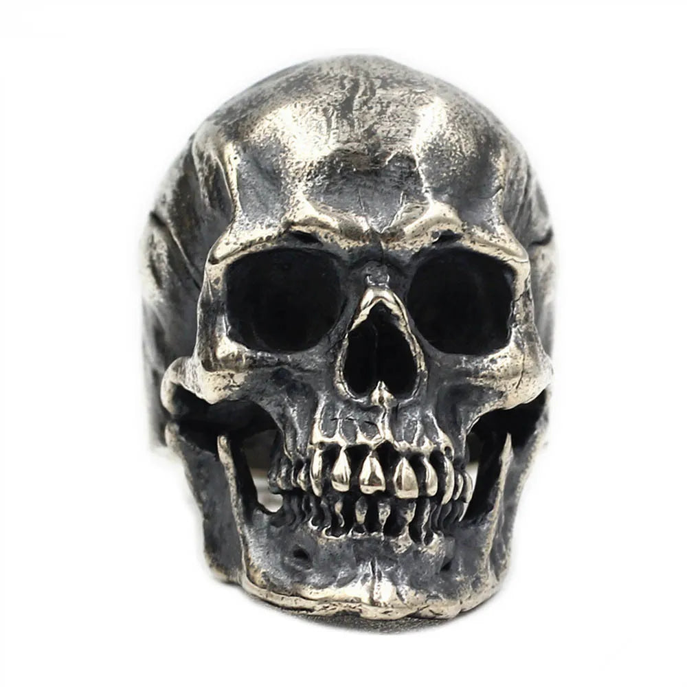 Anillo Punk de Acero con Calavera