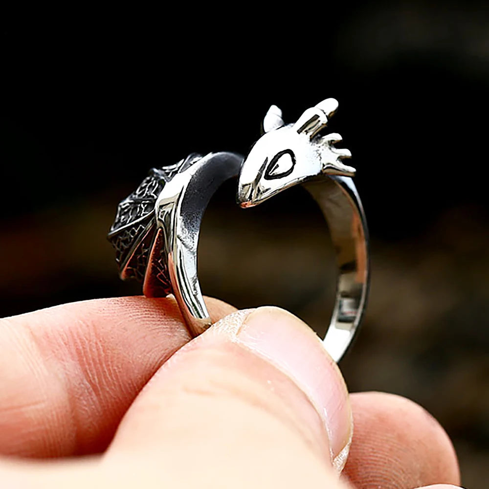 Anillo Sello Punk de Acero 316L