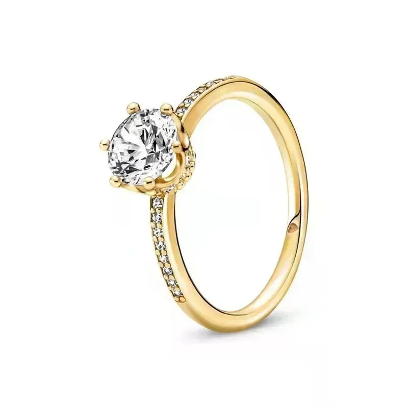 Anillo de Plata 925 con Corona de Corazón