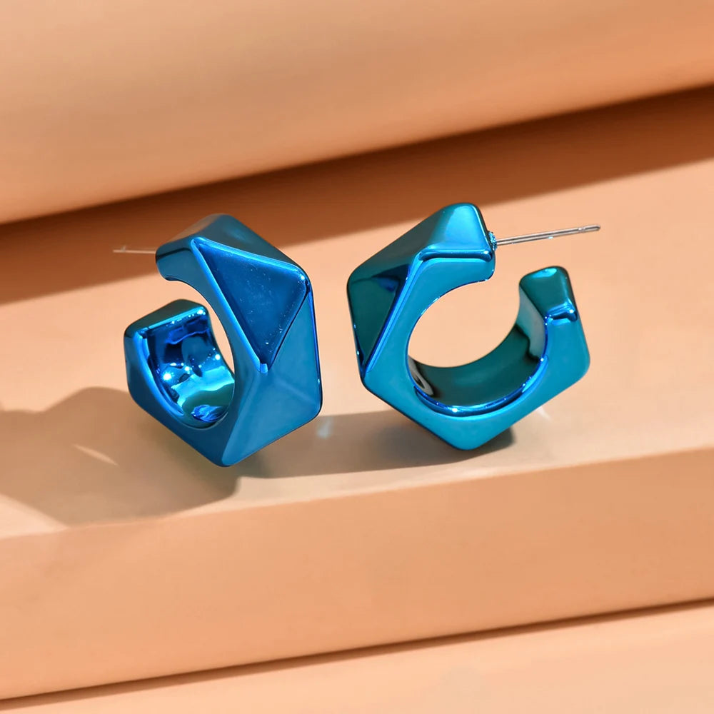 Pendientes Geométricos Brutalistas