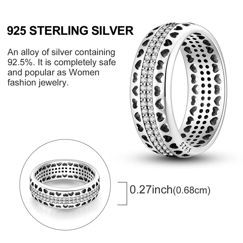 Anillo de Plata 925 con Circonitas