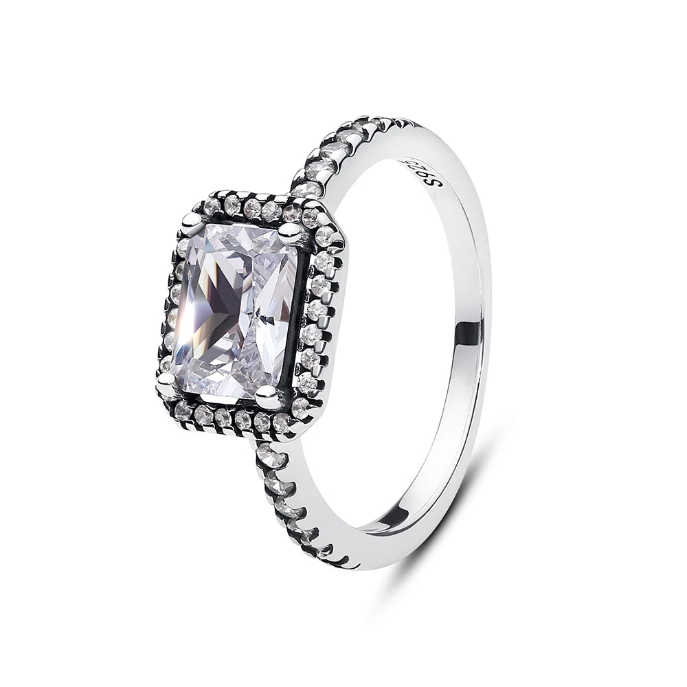 Anillo de Plata 925 con Corazón y Corona