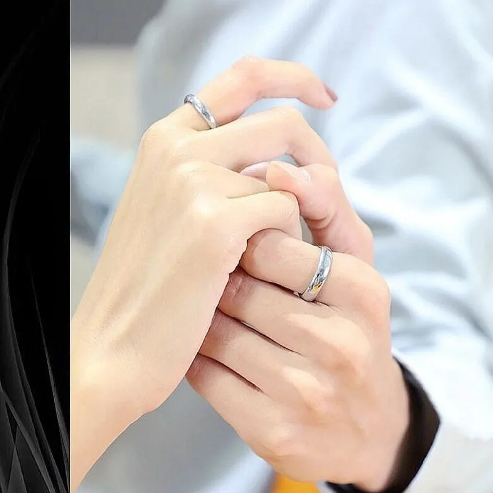 Anillos de Pareja Dorado y Plateado