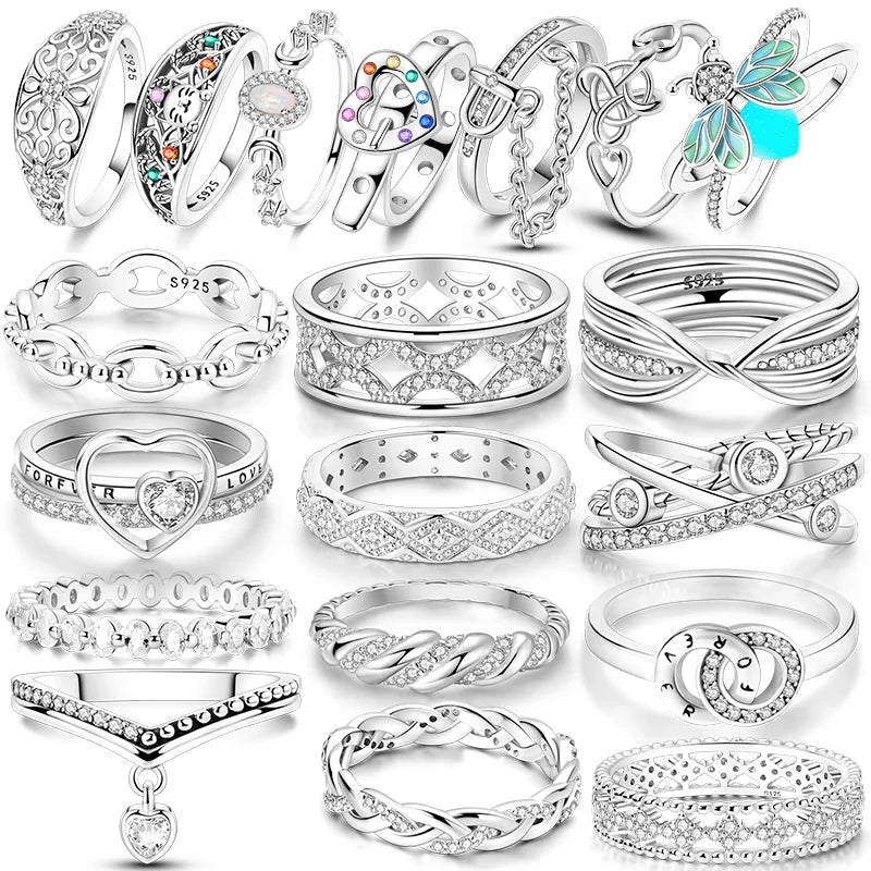 Anillo de Plata 925 con Circonitas