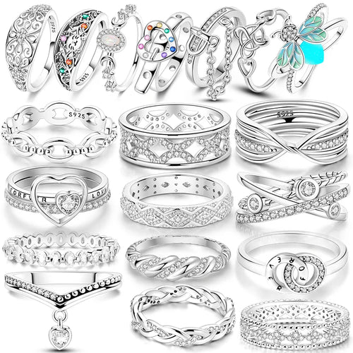 Anillo de Plata 925 con Circonitas