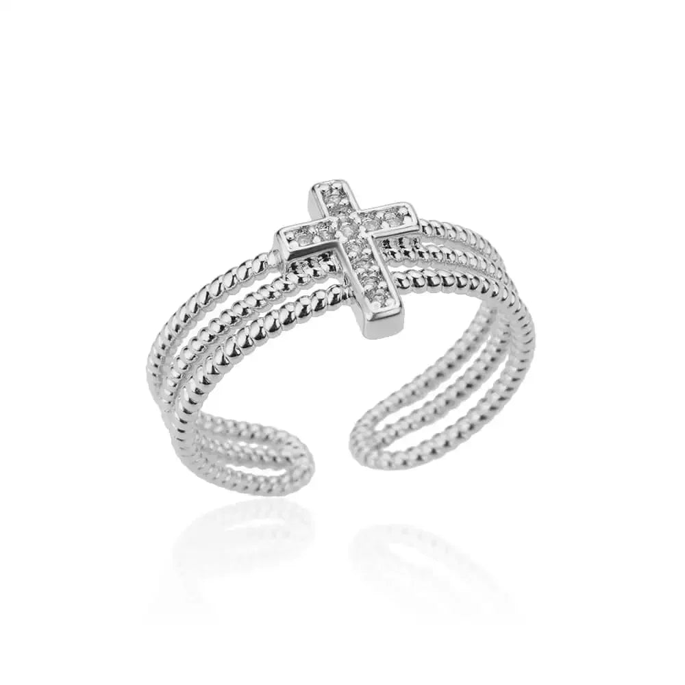 Anillo Dorado Vintage con Corazón