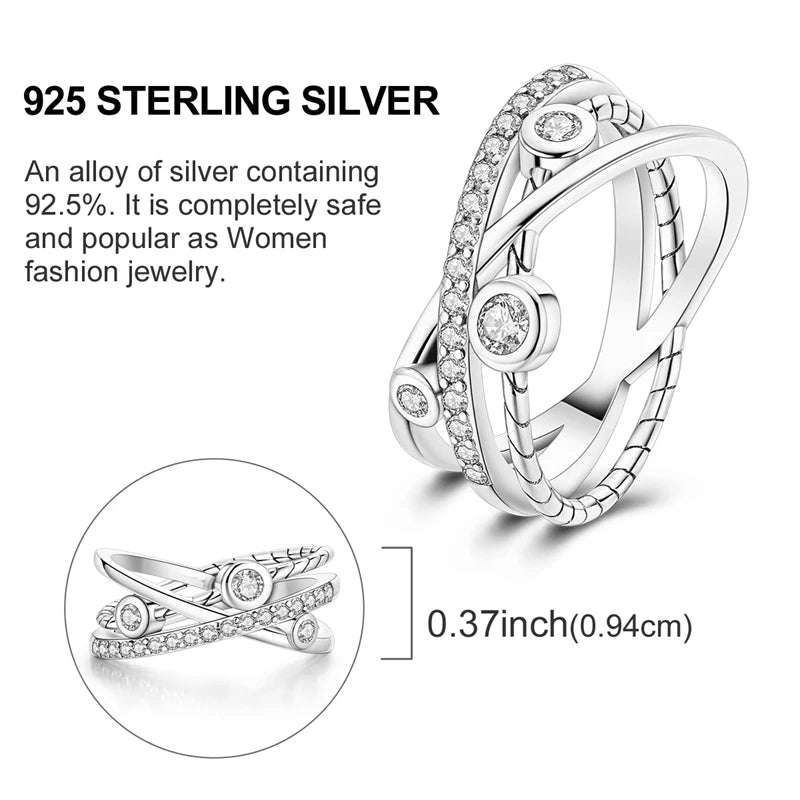Anillo de Plata 925 con Circonitas