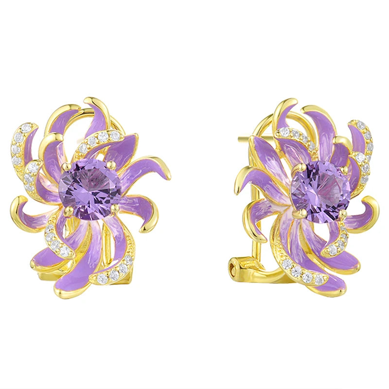 Pendientes de Plata 925 con Circonitas