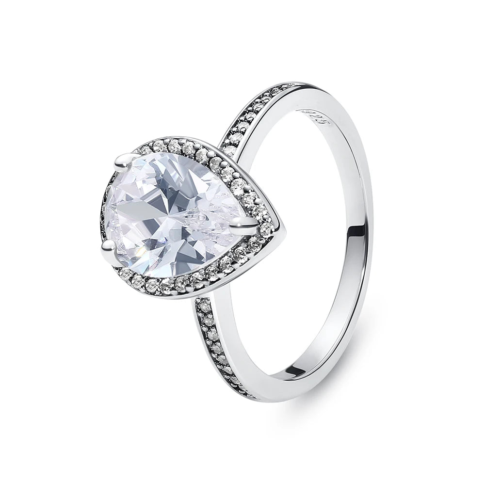 Anillo de Plata 925 con Corazón y Corona