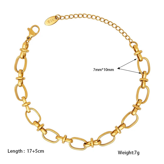 Pulsera Impermeable de Acero con Circonitas