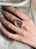 Anillo Brutalista Geométrico