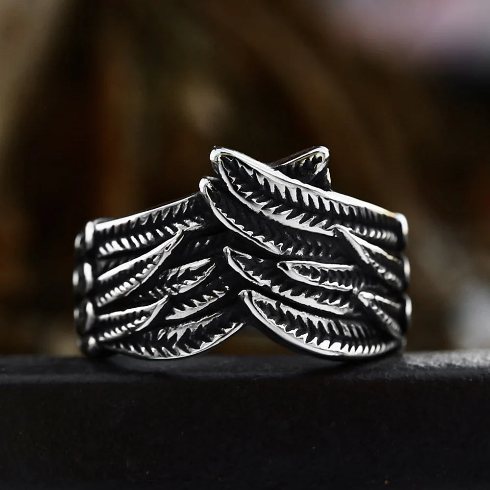 Anillo Sello Punk de Acero 316L