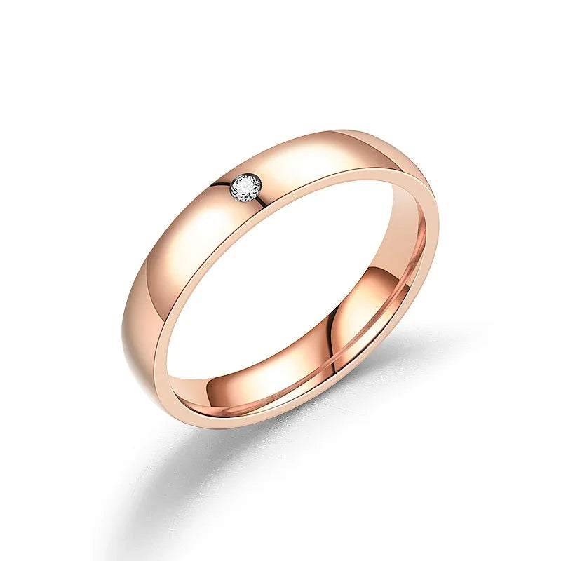 Anillo de Acero Estilo Anime de 4 mm