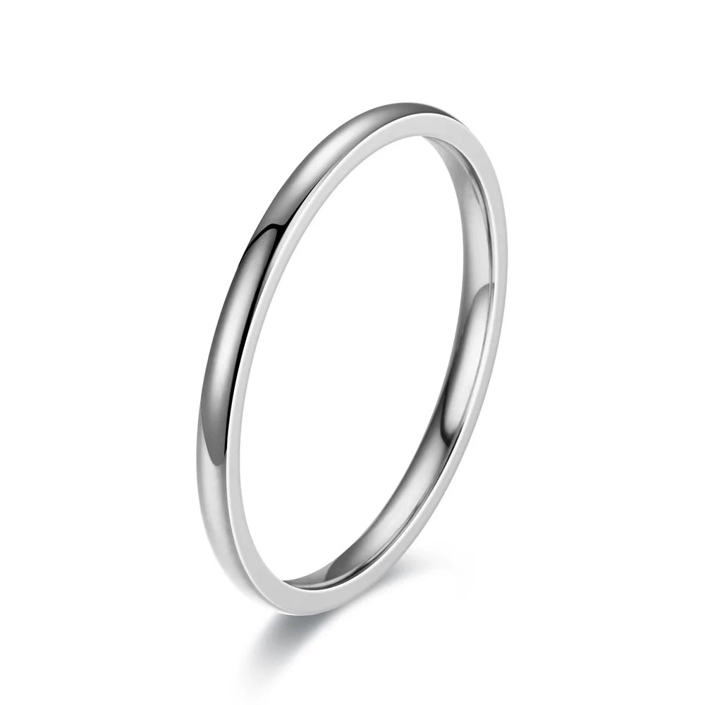 Anillo Negro Mate de Acero