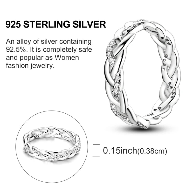 Anillo de Plata 925 con Circonitas
