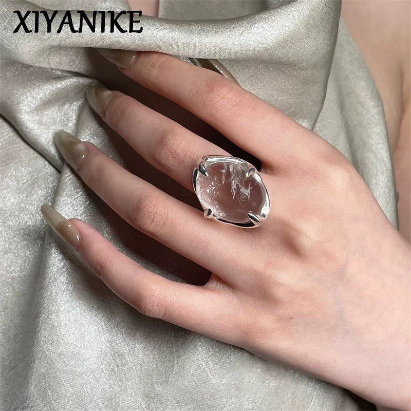 Anillo Brutalista Geométrico