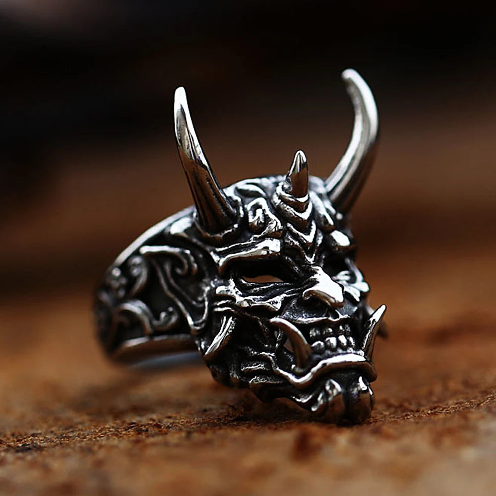Anillo Sello Punk de Acero 316L