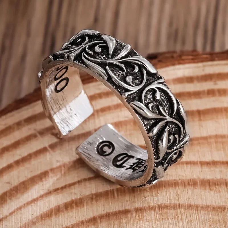Anillo Brutalista Geométrico